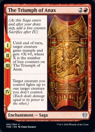 The Triumph of Anax [Theros Beyond Death] MTG Single Magic: The Gathering  | Multizone: Comics And Games