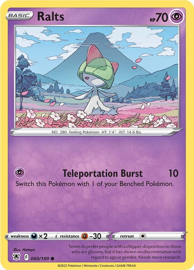 Ralts (060/189) [Sword & Shield: Astral Radiance] Pokemon Single Pokémon  | Multizone: Comics And Games