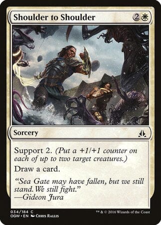 Shoulder to Shoulder [Oath of the Gatewatch] MTG Single Magic: The Gathering  | Multizone: Comics And Games