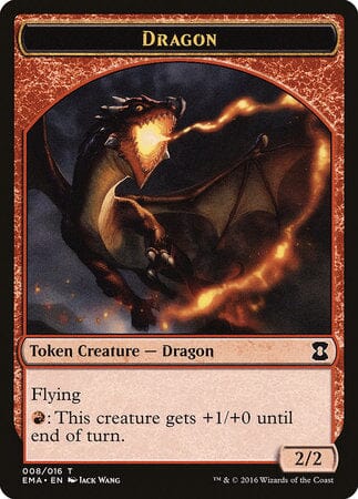 Dragon Token [Eternal Masters Tokens] MTG Single Magic: The Gathering  | Multizone: Comics And Games