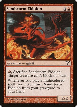 Sandstorm Eidolon [Dissension] MTG Single Magic: The Gathering  | Multizone: Comics And Games