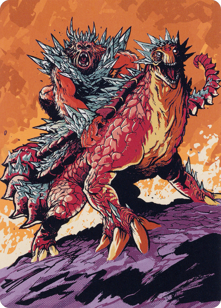 Kogla and Yidaro Art Card [March of the Machine Art Series] MTG Single Magic: The Gathering  | Multizone: Comics And Games