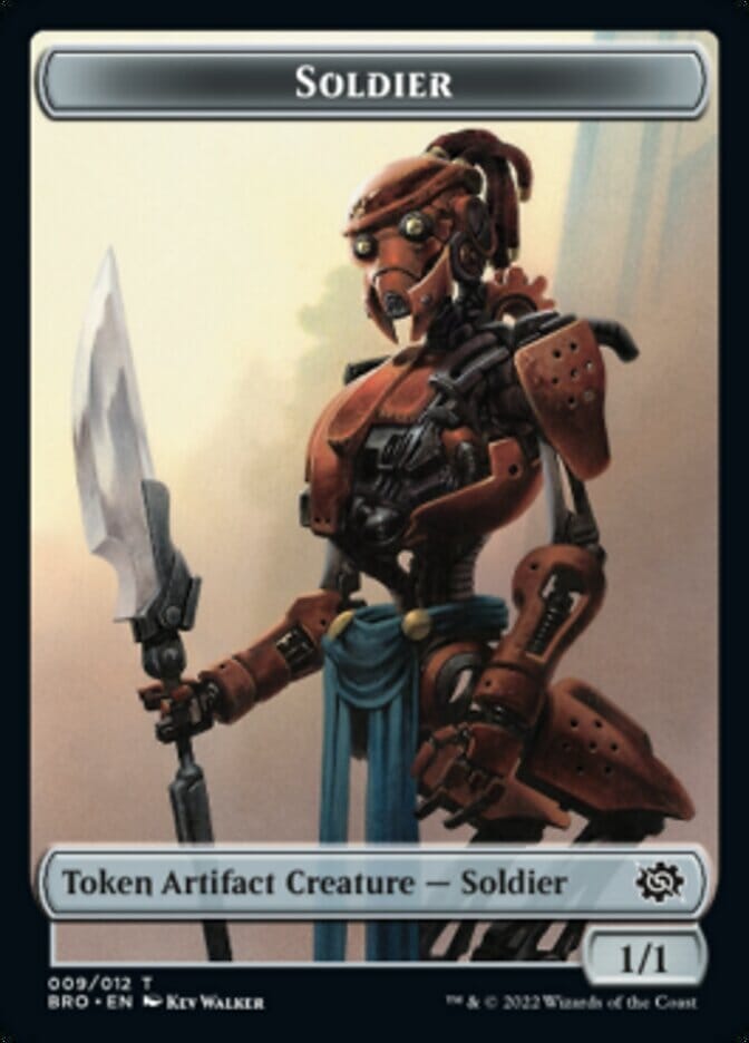 Soldier Token (009) [The Brothers' War Tokens] MTG Single Magic: The Gathering  | Multizone: Comics And Games