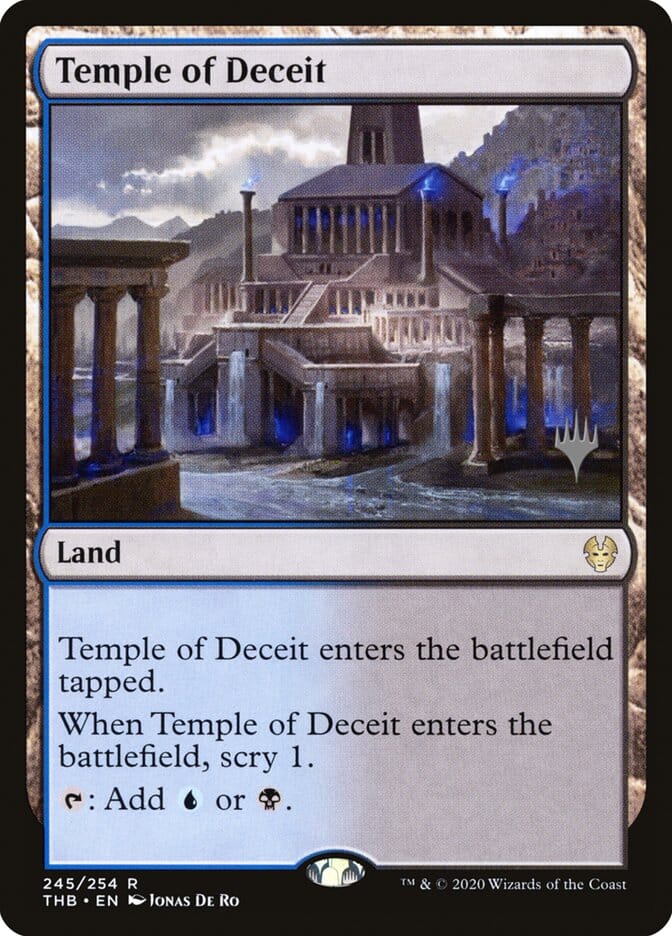 Temple of Deceit (Promo Pack) [Theros Beyond Death Promos] MTG Single Magic: The Gathering  | Multizone: Comics And Games