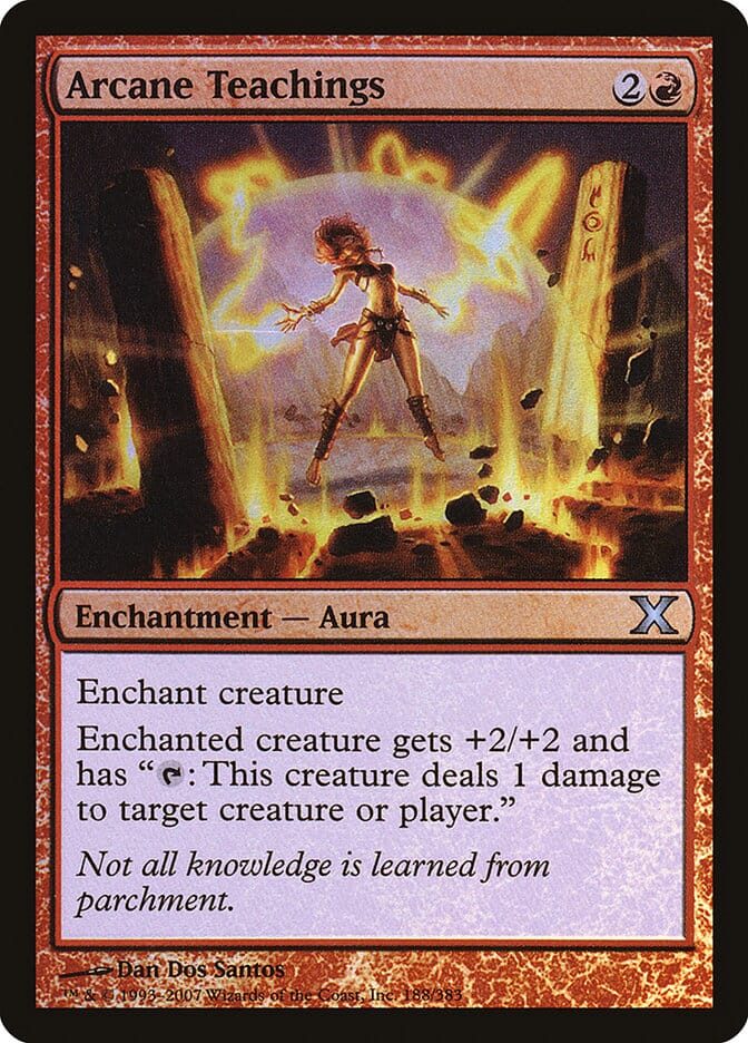 Arcane Teachings (Premium Foil) [Tenth Edition] MTG Single Magic: The Gathering  | Multizone: Comics And Games