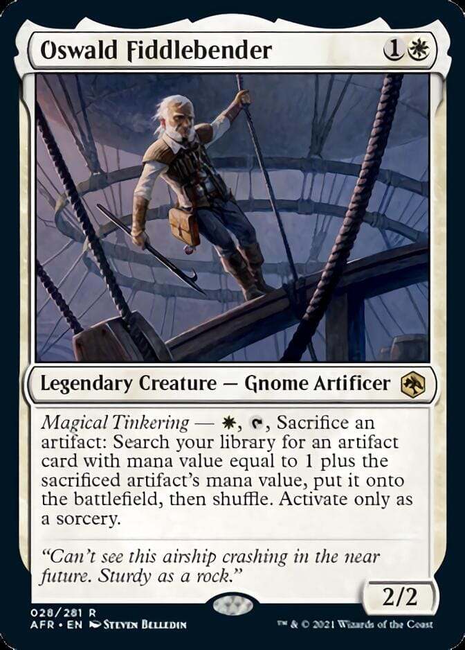 Oswald Fiddlebender [Dungeons & Dragons: Adventures in the Forgotten Realms] MTG Single Magic: The Gathering  | Multizone: Comics And Games