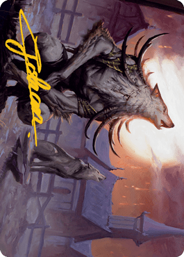 Lord of the Ulvenwald Art Card (Gold-Stamped Signature) [Innistrad: Midnight Hunt Art Series] MTG Single Magic: The Gathering  | Multizone: Comics And Games