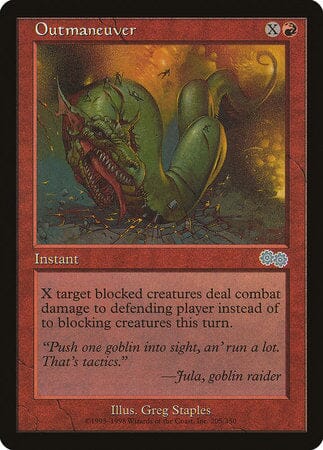 Outmaneuver [Urza's Saga] MTG Single Magic: The Gathering  | Multizone: Comics And Games