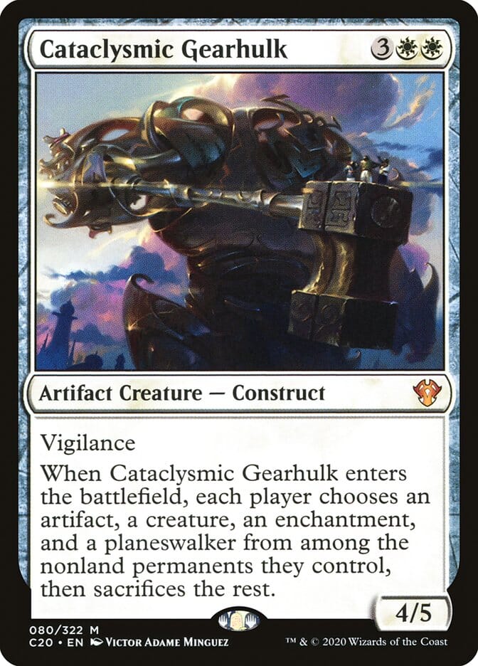 Cataclysmic Gearhulk [Commander 2020] MTG Single Magic: The Gathering  | Multizone: Comics And Games