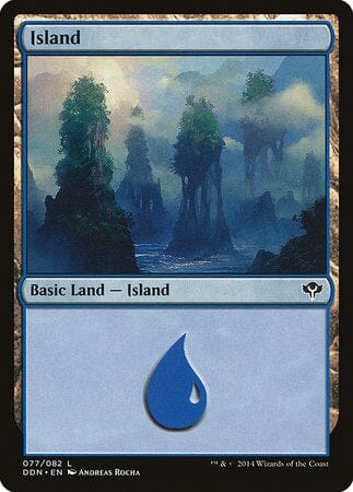 Island (77) [Duel Decks: Speed vs. Cunning] MTG Single Magic: The Gathering  | Multizone: Comics And Games