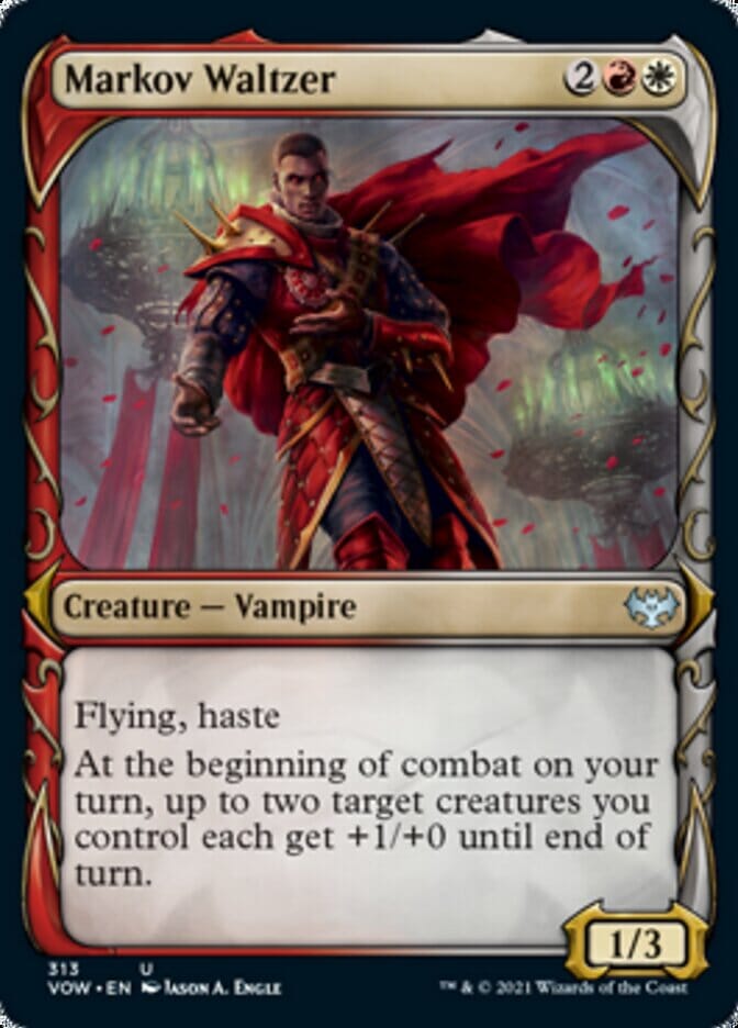 Markov Waltzer (Showcase Fang Frame) [Innistrad: Crimson Vow] MTG Single Magic: The Gathering  | Multizone: Comics And Games