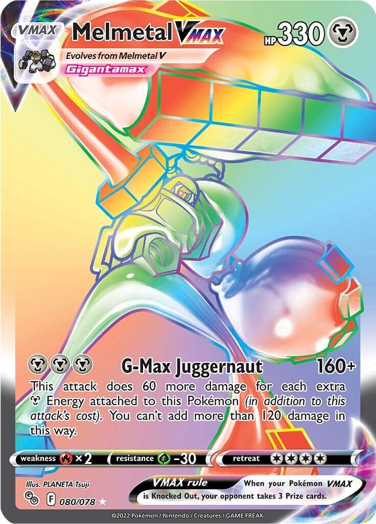 Melmetal VMAX (080/078) [Pokémon GO] Pokemon Single Pokémon  | Multizone: Comics And Games