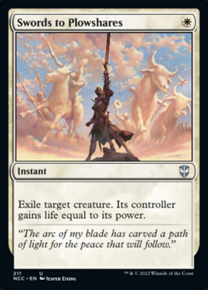 Swords to Plowshares [Streets of New Capenna Commander] MTG Single Magic: The Gathering  | Multizone: Comics And Games