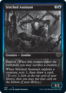 Stitched Assistant [Innistrad: Double Feature] MTG Single Magic: The Gathering  | Multizone: Comics And Games