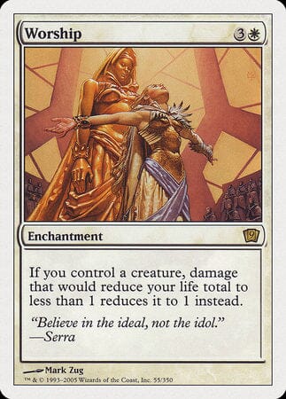 Worship [Ninth Edition] MTG Single Magic: The Gathering  | Multizone: Comics And Games