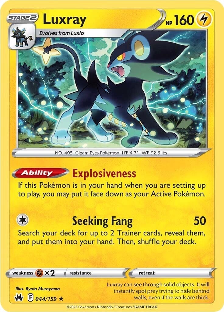 Luxray (044/159) (44) [Sword & Shield: Crown Zenith] Pokemon Single Pokémon  | Multizone: Comics And Games