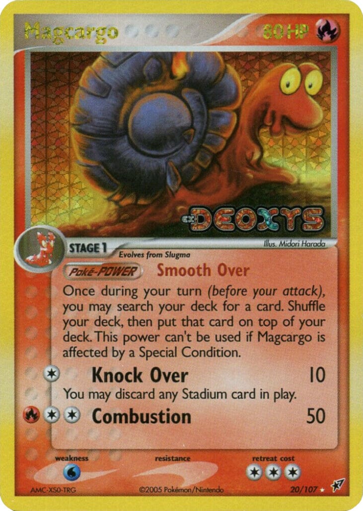 Magcargo (20/107) (Stamped) [EX: Deoxys] Pokemon Single Pokémon  | Multizone: Comics And Games