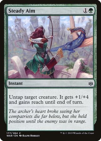 Steady Aim [War of the Spark] MTG Single Magic: The Gathering  | Multizone: Comics And Games