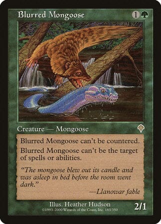 Blurred Mongoose [Invasion] MTG Single Magic: The Gathering  | Multizone: Comics And Games