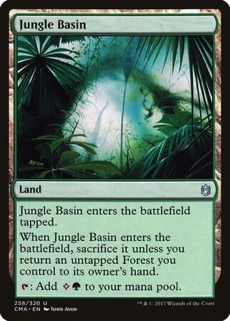 Jungle Basin [Commander Anthology] MTG Single Magic: The Gathering  | Multizone: Comics And Games