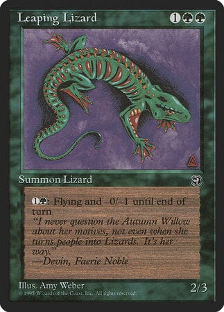 Leaping Lizard [Homelands] MTG Single Magic: The Gathering  | Multizone: Comics And Games