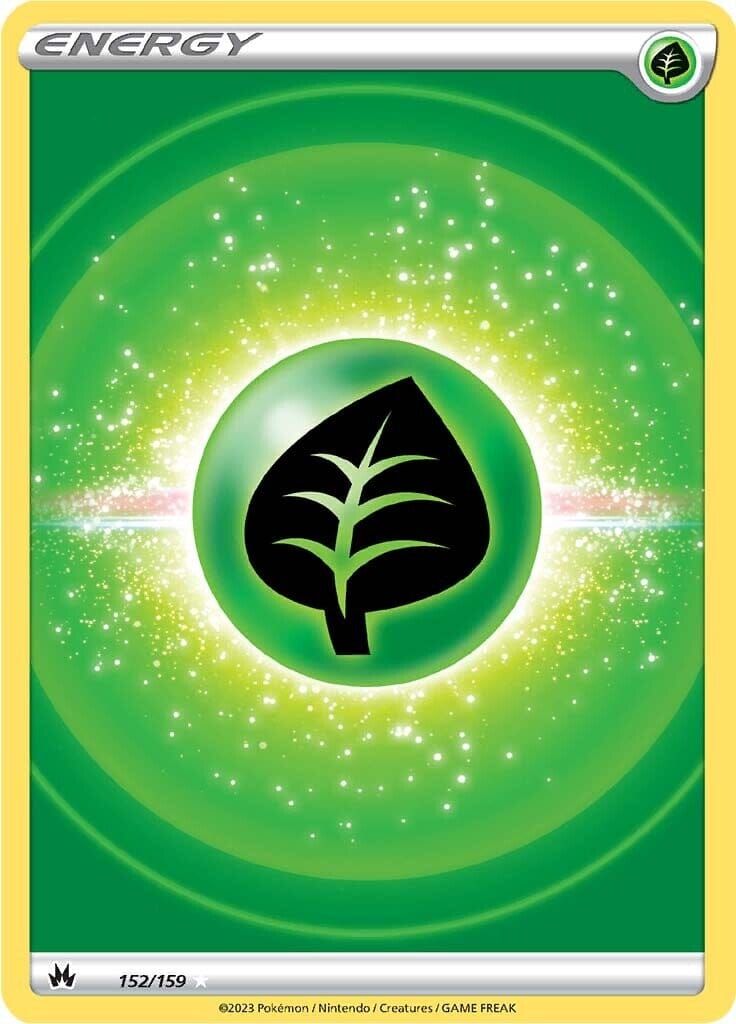 Grass Energy (152/159) (Texture Full Art) [Sword & Shield: Crown Zenith] Pokemon Single Pokémon  | Multizone: Comics And Games