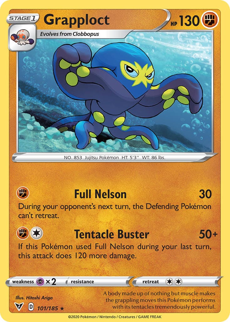 Grapploct (101/185) [Sword & Shield: Vivid Voltage] Pokemon Single Pokémon  | Multizone: Comics And Games
