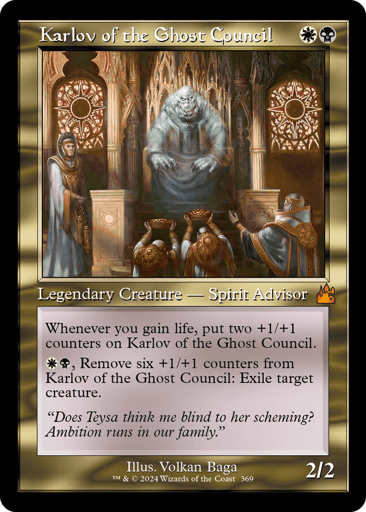 Karlov of the Ghost Council (Retro Frame) [Ravnica Remastered] MTG Single Magic: The Gathering  | Multizone: Comics And Games