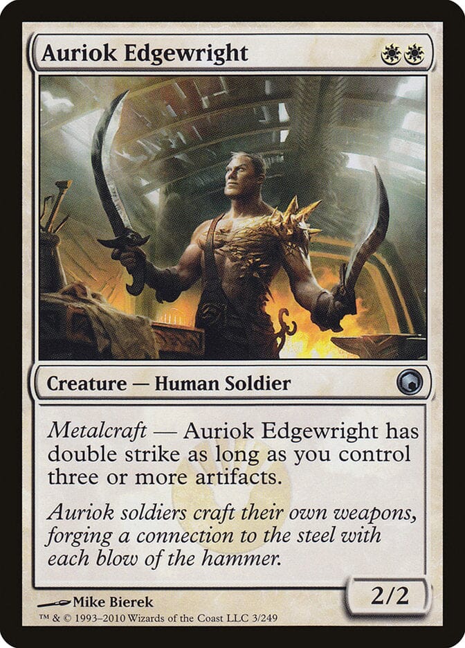 Auriok Edgewright [Scars of Mirrodin] MTG Single Magic: The Gathering  | Multizone: Comics And Games