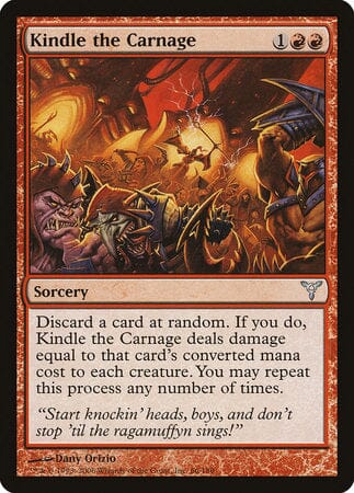 Kindle the Carnage [Dissension] MTG Single Magic: The Gathering  | Multizone: Comics And Games