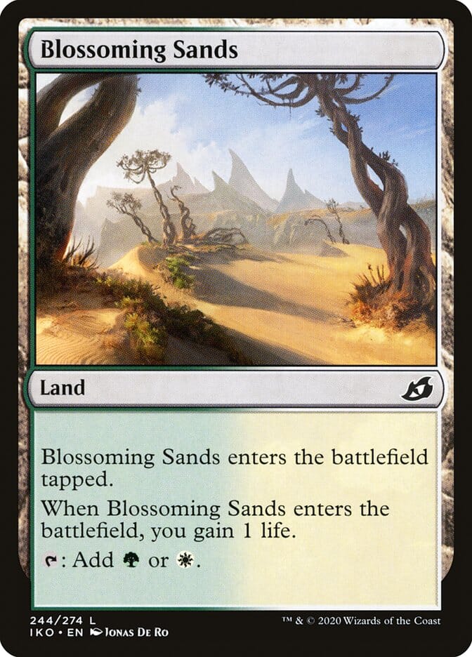 Blossoming Sands [Ikoria: Lair of Behemoths] MTG Single Magic: The Gathering  | Multizone: Comics And Games
