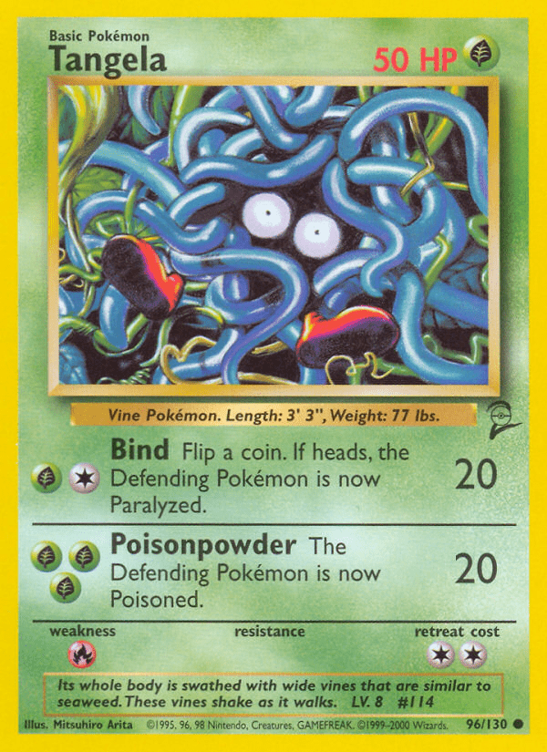 Tangela (96/130) [Base Set 2] Pokemon Single Pokémon  | Multizone: Comics And Games