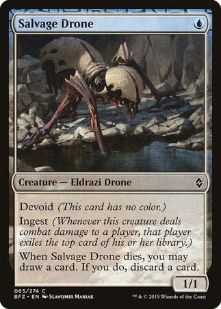 Salvage Drone [Battle for Zendikar] MTG Single Magic: The Gathering  | Multizone: Comics And Games