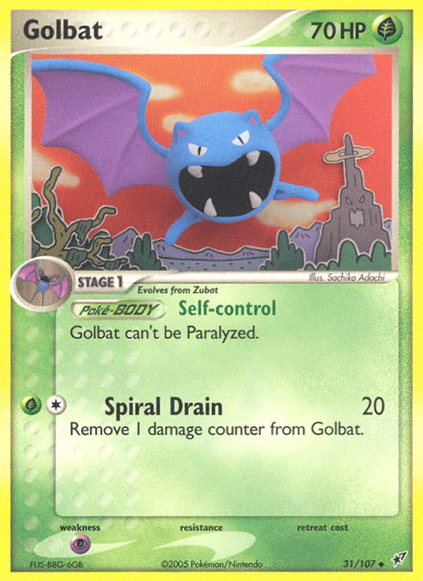 Golbat (31/107) [EX: Deoxys] Pokemon Single Pokémon  | Multizone: Comics And Games