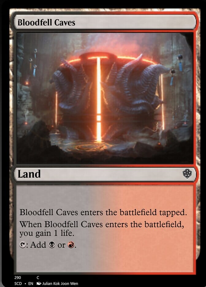 Bloodfell Caves [Starter Commander Decks] MTG Single Magic: The Gathering  | Multizone: Comics And Games