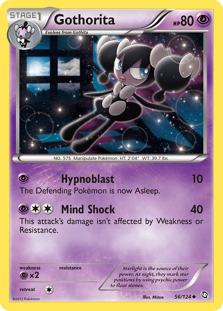 Gothorita (56/124) [Black & White: Dragons Exalted] Pokemon Single Pokémon  | Multizone: Comics And Games