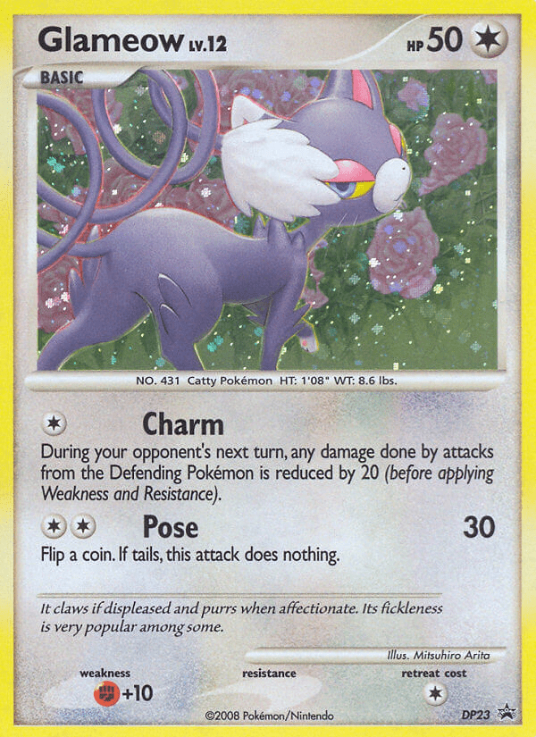 Glameow (DP23) [Diamond & Pearl: Black Star Promos] Pokemon Single Pokémon  | Multizone: Comics And Games