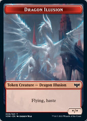 Insect // Dragon Illusion Double-sided Token [Innistrad: Crimson Vow Tokens] MTG Single Magic: The Gathering  | Multizone: Comics And Games