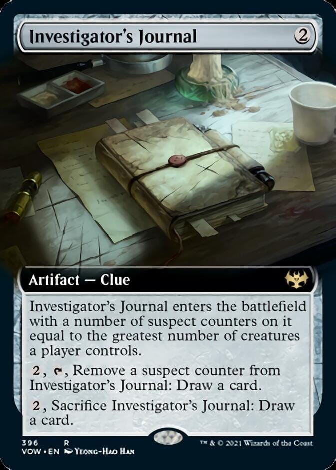 Investigator's Journal (Extended) [Innistrad: Crimson Vow] MTG Single Magic: The Gathering  | Multizone: Comics And Games
