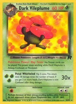 Dark Vileplume (30/82) [Team Rocket Unlimited] Pokemon Single Pokémon  | Multizone: Comics And Games