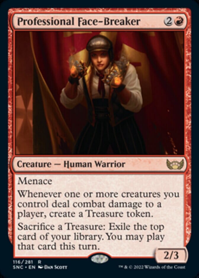 Professional Face-Breaker [Streets of New Capenna] MTG Single Magic: The Gathering  | Multizone: Comics And Games
