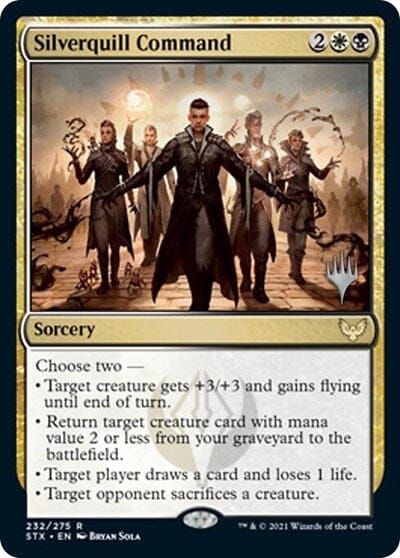 Silverquill Command (Promo Pack) [Strixhaven: School of Mages Promos] MTG Single Magic: The Gathering  | Multizone: Comics And Games