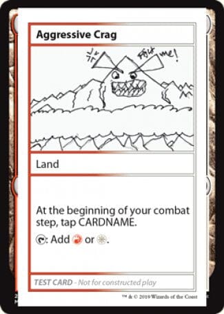 Aggressive Crag (2021 Edition) [Mystery Booster Playtest Cards] MTG Single Magic: The Gathering  | Multizone: Comics And Games