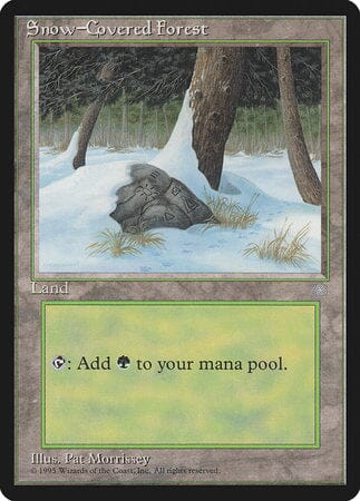 Snow-Covered Forest [Ice Age] MTG Single Magic: The Gathering  | Multizone: Comics And Games