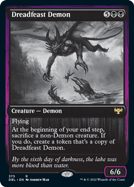 Dreadfeast Demon [Innistrad: Double Feature] MTG Single Magic: The Gathering  | Multizone: Comics And Games