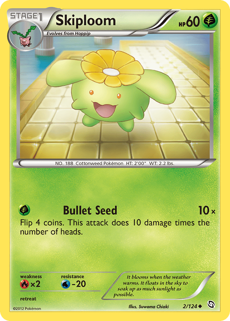 Skiploom (2/124) [Black & White: Dragons Exalted] Pokemon Single Pokémon  | Multizone: Comics And Games