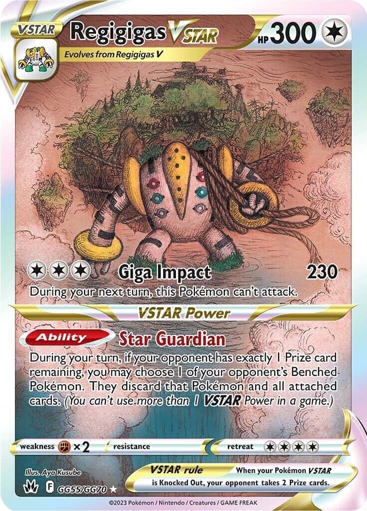 Regigigas VSTAR (GG55/GG70) [Sword & Shield: Crown Zenith] Pokemon Single Pokémon  | Multizone: Comics And Games