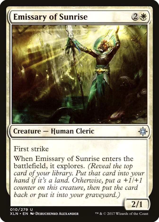 Emissary of Sunrise [Ixalan] MTG Single Magic: The Gathering  | Multizone: Comics And Games