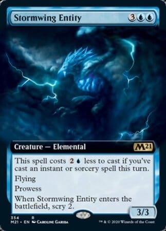 Stormwing Entity (Extended Art) [Core Set 2021] MTG Single Magic: The Gathering  | Multizone: Comics And Games