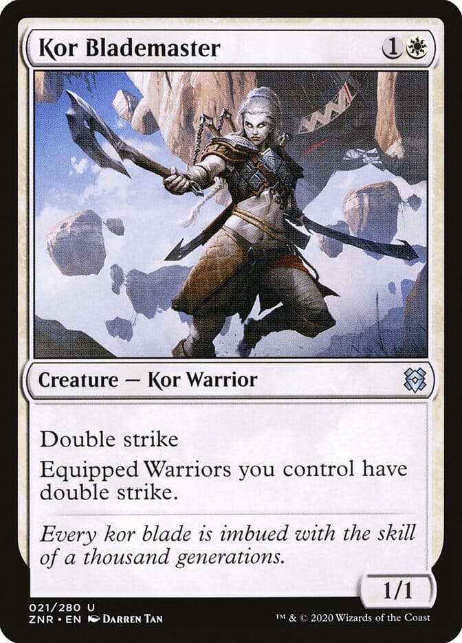 Kor Blademaster [Zendikar Rising] MTG Single Magic: The Gathering  | Multizone: Comics And Games